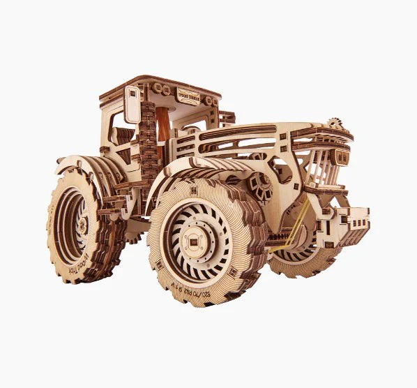 Wood Trick Tractor Mechanical Model - Image 3