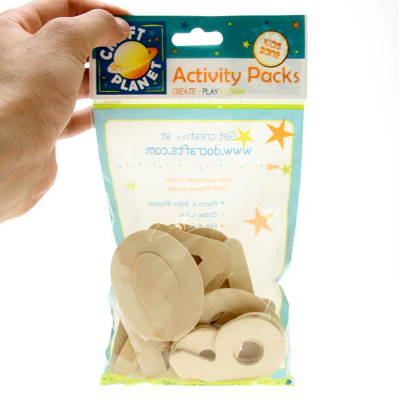 Wooden Numbers Pack - 20pk - Image 2