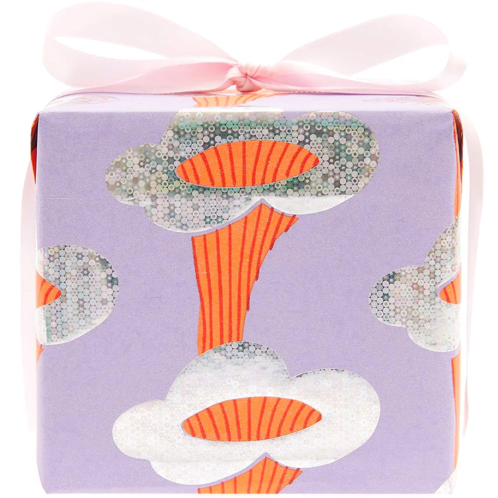Paper Poetry Wrapping Paper Chanterelles Lilac - Image 2