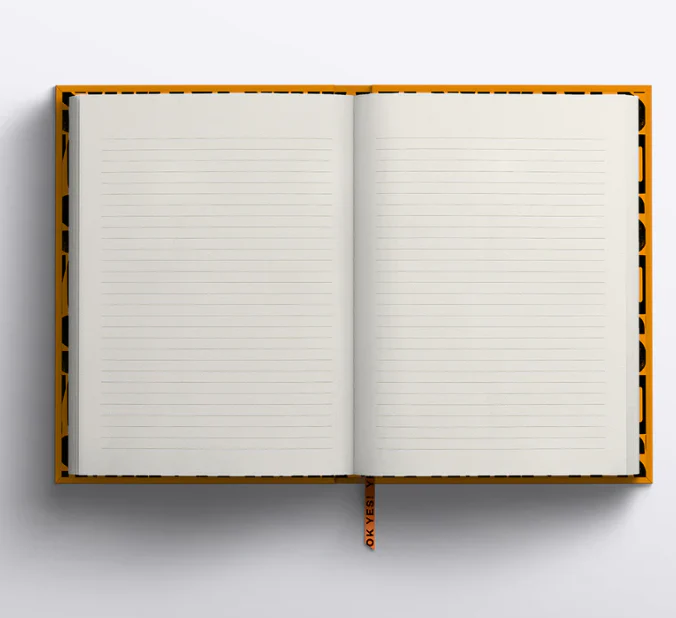 Yes OK! A5 Lined Notebook - Image 2